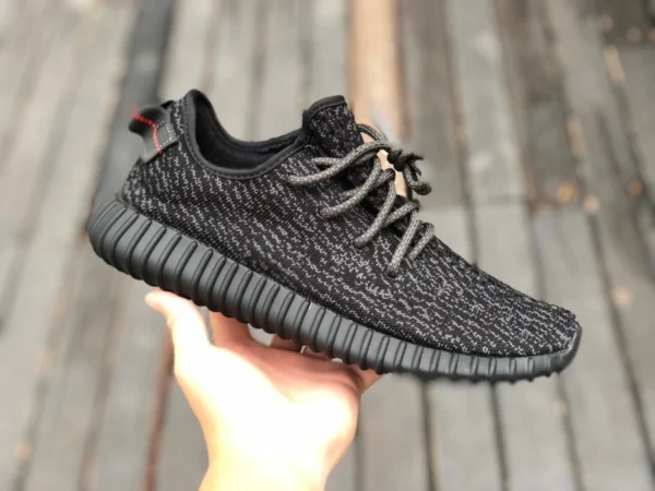 Coconut 350 prima generazione nero puro originale Adidas Yeezy 350 Boost Nero cocco nero 350 Kanye BB5350