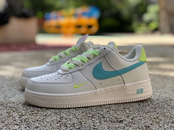 Af1 bianche lago acqua verde basso Nike Air Force 1 Low Hoops AF1 scarpe casual antiscivolo DH7560-516