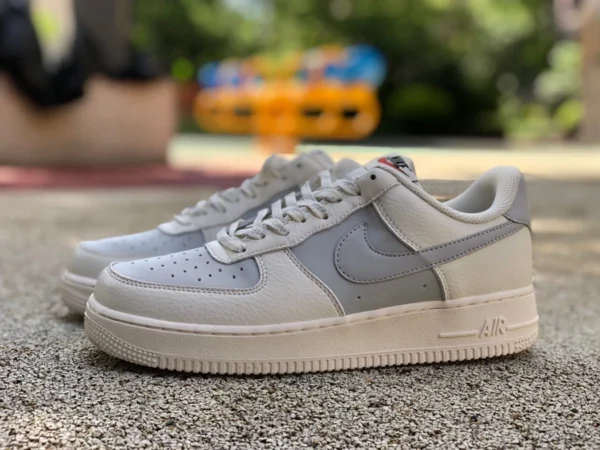 Af1 rice bianche grigie basse Nike Air Force 1 Low Hoops AF1 scarpe casual antiscivolo DH7560-508