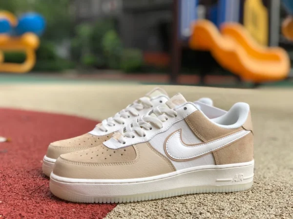 Af1 Khaki basso Nike Air Force 1 Low 07 AF1 Scarpe da ginnastica casual kaki AO2425-200