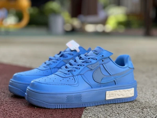 af1 blu decostruite Nike Air Force 1 Fontanka AF1 sneakers aeronautiche decostruite DH1290-400