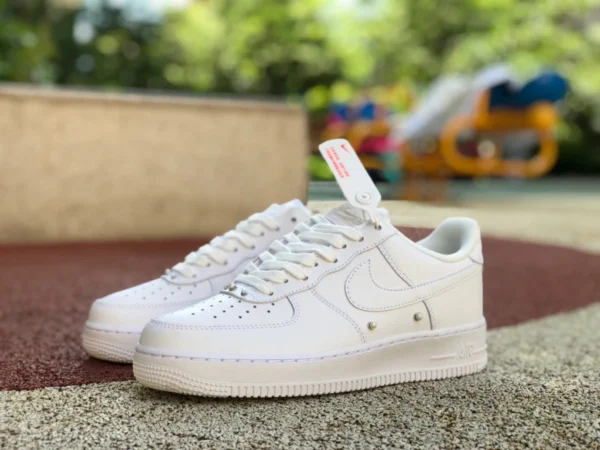 af1 pure white Pearl low Nike Air Force1 AF1 scarpe da ginnastica basse Pure White Pearl Air Force DQ0231-100