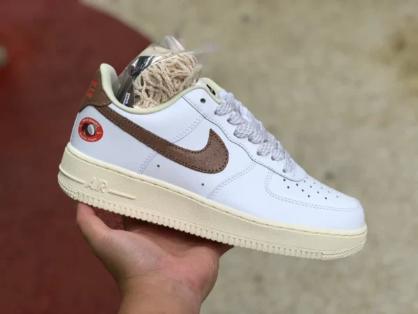 AF1 logo cocco Nike Nike AF1 Air Force One logo cocco suola bassa ossidata sneakers casual scarpe da donna DJ9943-101