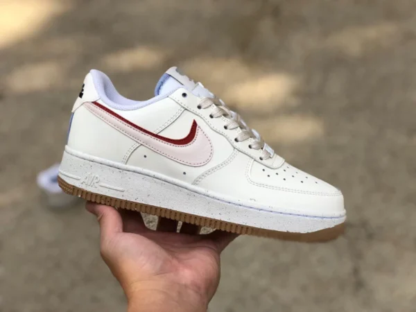 AF1 crema bianco polvere bassa Nike Air Force 1 AF1 Nike Air Force 1 crema doppio gancio bianco polvere sneakers DX6065-101