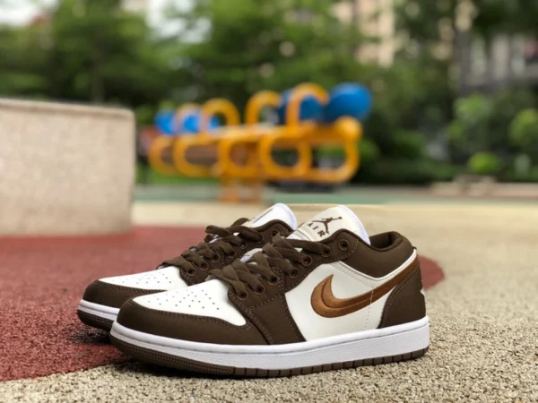 aj1 bianche marroni basse Nike Air Jordan 1 Low SE "Brown Canvas" Joe 1 basse bianche verde oliva DV0426-301