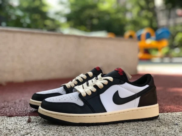 aj1 bianco e nero marrone basso AIR JORDAN 1 RETRO LOW CZ0790-061