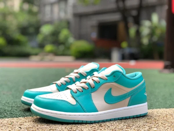 aj1 lago blu basso puro originale Air Jordan 1 Low AJ1 lago blu Tiffany DC0774-131