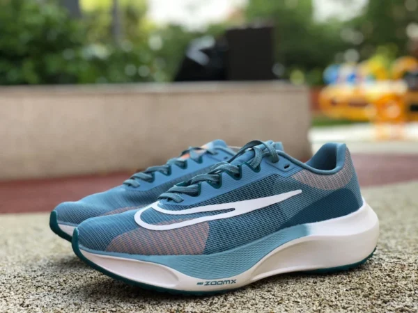 Zoom fly5 blu grigio Nike Zoom Fly 5 Nike ammortizzazione piastra in carbonio maratona uomo e donna running dm8968-400