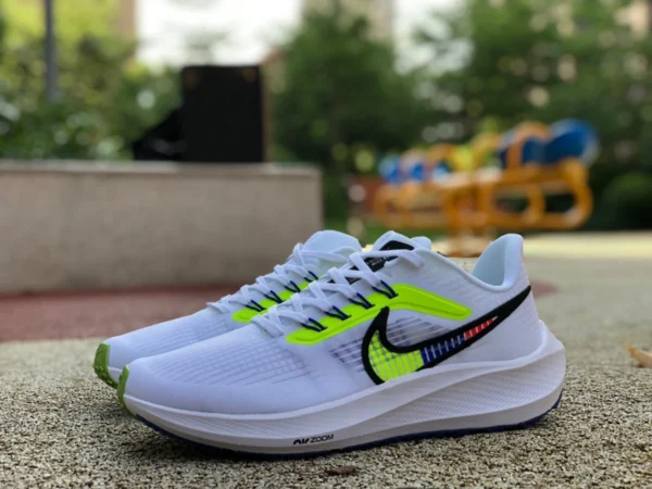 nike pegasus 39 generation bianco verde fluorescente nike nike scarpe da corsa estive scarpe da uomo pegasus 39 scarpe sportive scarpe da corsa in mesh DX1627-100