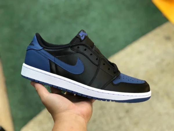 aj1 nero e blu basso puro originale Air Jordan 1 Low AJ1 nero e blu basso retro scarpe da basket CZ0790-041