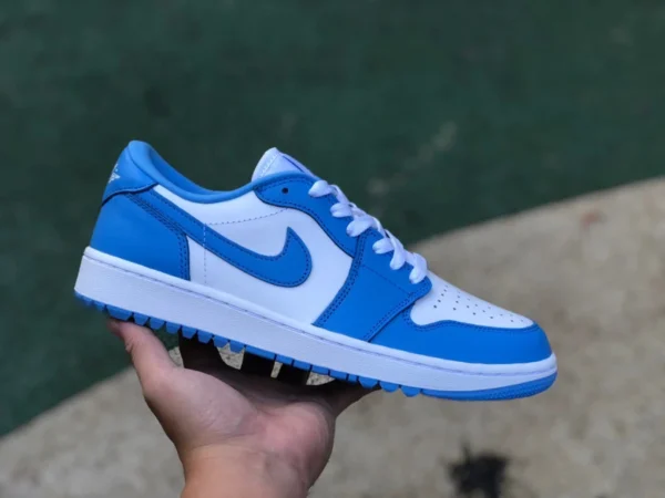 aj1 North Carolina Blue Golf puro originale Air Jordan 1 Golf UNC AJ1 bianco e blu North Carolina blu scarpe da basket DD9315-100