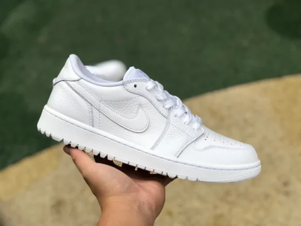 aj1 pure white low-top Golf puro originale Air Jordan 1 Low AJ1 Golf Triple White scarpe da basket retrò bianche pure low-top DD9315-101