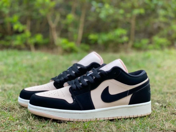 Aj1 tè al latte in polvere nera basso puro originale Air Jordan 1 Low AJ1 Guava Ice tè al latte in polvere nera in polvere DC0774-003