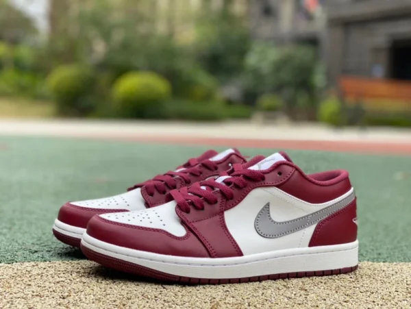 aj1 bianco rosso vino rosso basso puro originale top articoli Nike Air Force1 Nike AF1 Air Force One Cherry San Valentino scarpe da ginnastica bianche e rosa FD4616-161