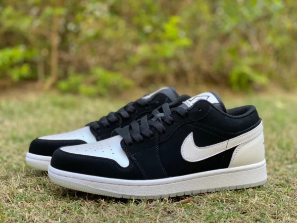 aj1 diamante bianco e nero basso puro originale Air Jordan 1 AJ1 panda bianco e nero diamante trendy sneakers basse DH6931-001