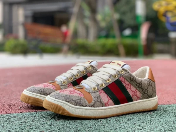 Gucci Gucci Screener tela Sneaker alla moda stringate basse della serie Capodanno, edizione limitata per l'Anno del Coniglio GUCCI Gucci Screener, edizione limitata per l'Anno del Coniglio