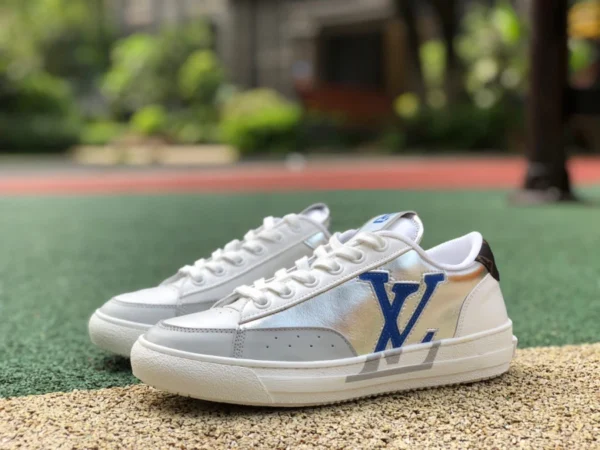 LV grigio bianco blu basso Louis vuitton Louis Vuitton CHARLE sneakers grigio bianco oro