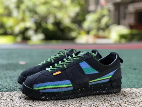 Forrest Gump joint un nero blu verde Union x Nike Cortez DR1413-001