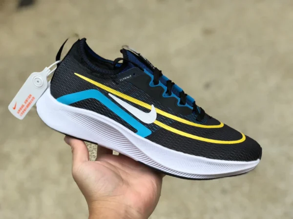 Zoom fly4 nero blu giallo Nike Zoom Fly 4 Nike ammortizzazione piastra in carbonio maratona uomo e donna running CT2392-003