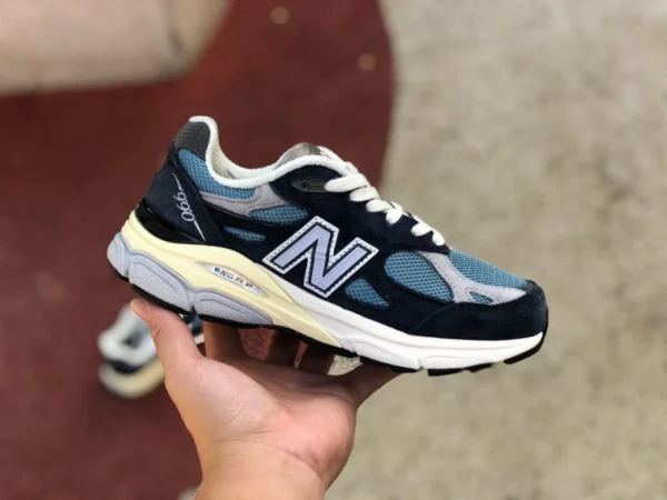 NB m990 Blu navy NEW BALANCE M990 Scarpe da corsa casual retrò blu navy da uomo e da donna M990TE3