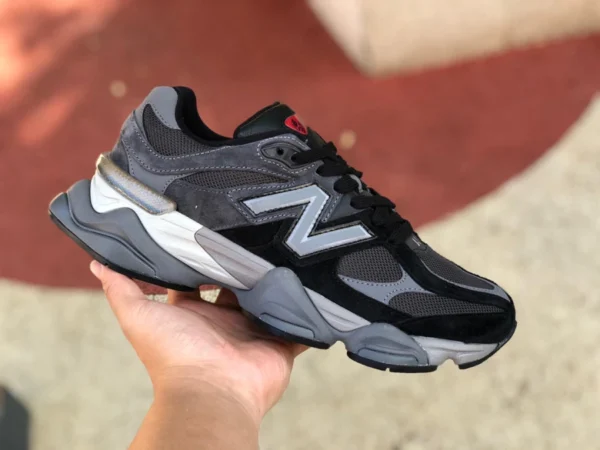 Nb9060 scarpe casual retrò neutre New Balance nere e grigie U9060BLK