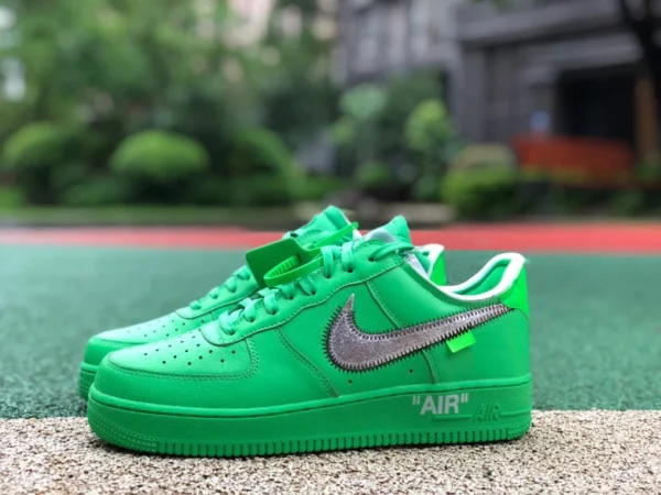 owAir Force Verde OFF-WHITE x Nike Air Force 1 "Light Green Spark" dx1419-300