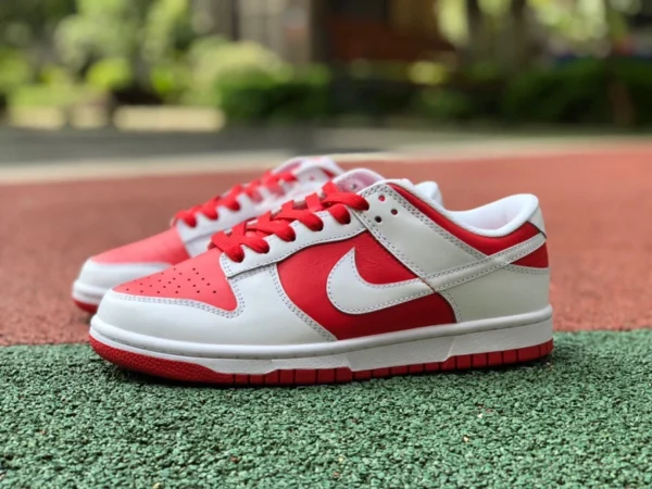 Dunk University Red Nike Dunk Low University Red sneakers casual bianche e rosse CW1590-600