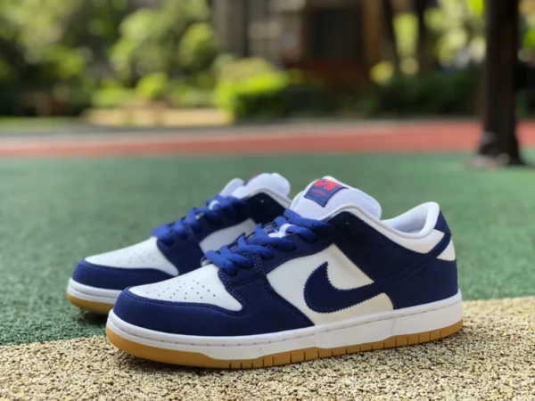 Dunk Los Angeles Dodgers puro originale Nike SB Dunk Low "Los Angeles Dodgers" Los Angeles Dodgers scarpe da skateboard DO9395-400