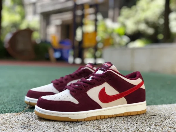 Dunk bianche viola rosse basse Nike Dunk Low bianche viola rosse retrò casual sneakers basse casual da uomo DX4589-600