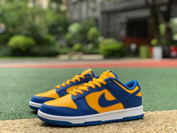 Dunk blu e giallo basso puro originale Nike Dunk Low Retro "UCLA" sneakers casual retrò blu e giallo dd1391-402