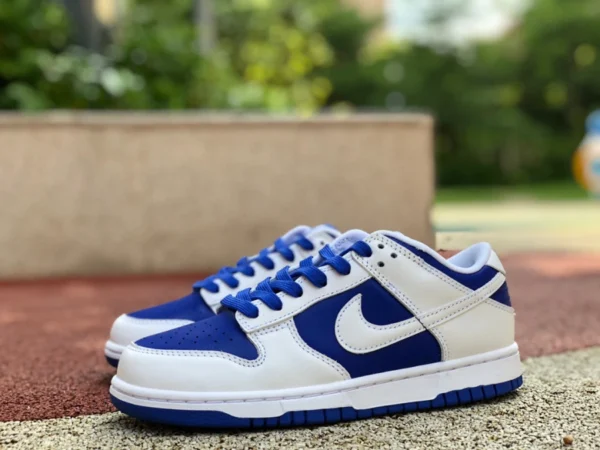 Dunk racing blu basse Nike Dunk Low Retro scarpe da skateboard casual basse retrò bianche e blu racing blu DD1391-401