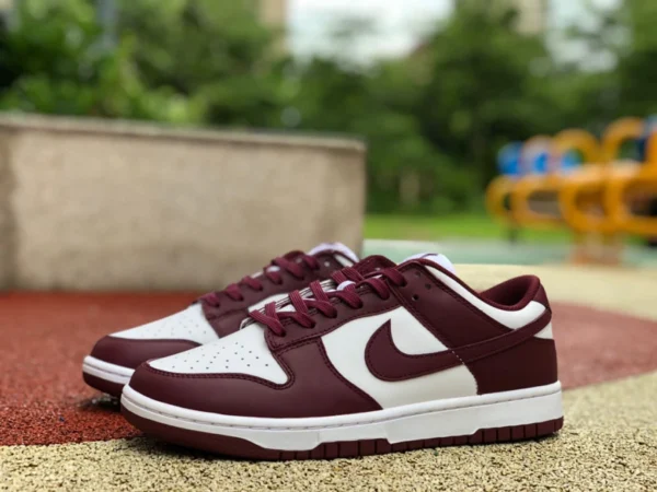 dunk Burgundy Nike Dunk Burgundy Bordeaux Bianco Rosso sneakers basse casual da uomo e da donna DD1503-108