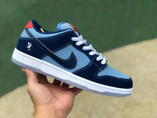 Dunk Blue Pigeon puro originale Why So Sad? x Nike SB Dunk Low Pro dx5549-400