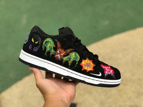 Dunk Halloween nuovo puro originale Neckface x Nike SB Dunk Low, fai attenzione se sei timido dq4488-001