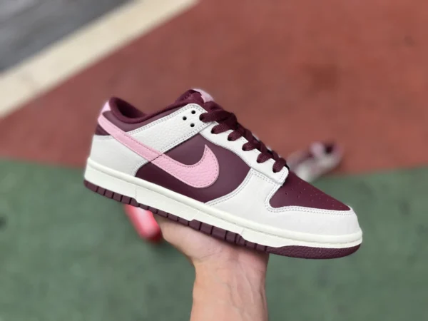 Dunk Little Valentine's Day scarpe da skateboard Dunk Low "Valentine's Day" di alta qualità Little Valentine's Day bordeaux rosa dr9705-100