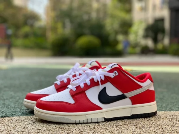 Dunk Chicago split puro originale Nike SB Dunk Nike Dunk Low "Chicago Split" bianco e rosso DZ2536-600