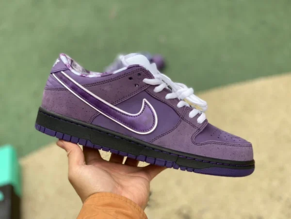 Dunk viola aragosta puro originale Nike SB Dunk Low Concepts giuntura bassa aragosta viola BV1310-555