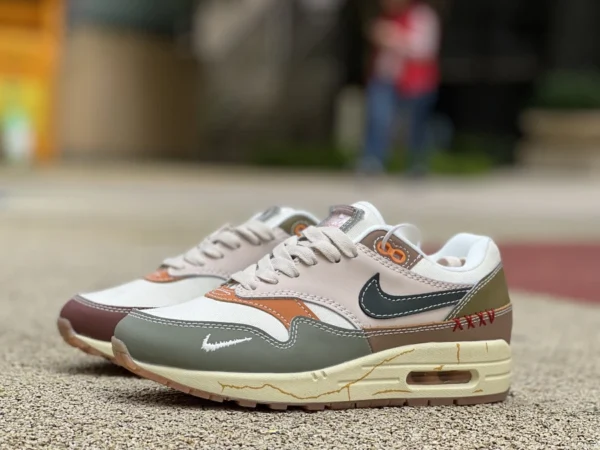 Max1 verde marrone NIKE AIR MAX 1 Premium Wabi Sabe wabi verde marrone max scarpe da corsa casual da giorno DQ8656-13