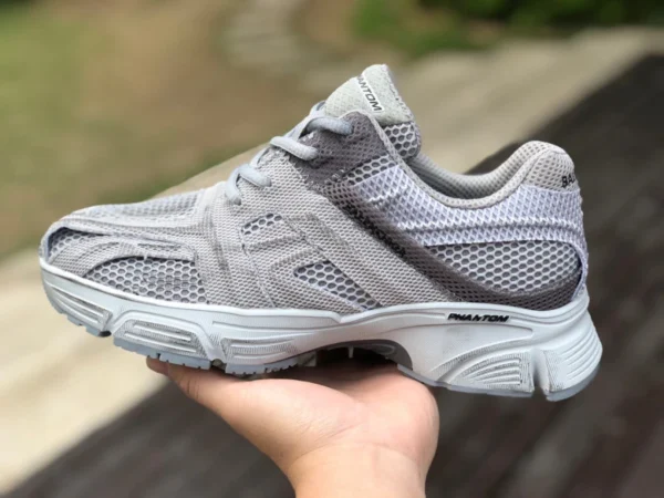 Grigio Balenciaga Phantom Fashion Scarpe da corsa sportive basse antiscivolo resistenti all'usura lavabili