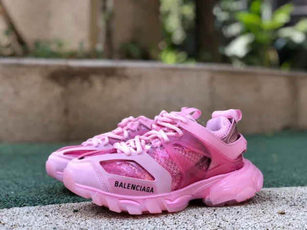 Balenciaga 3.0 rosa trasparente Balenciaga Triple S scarpe da papà Balenciaga