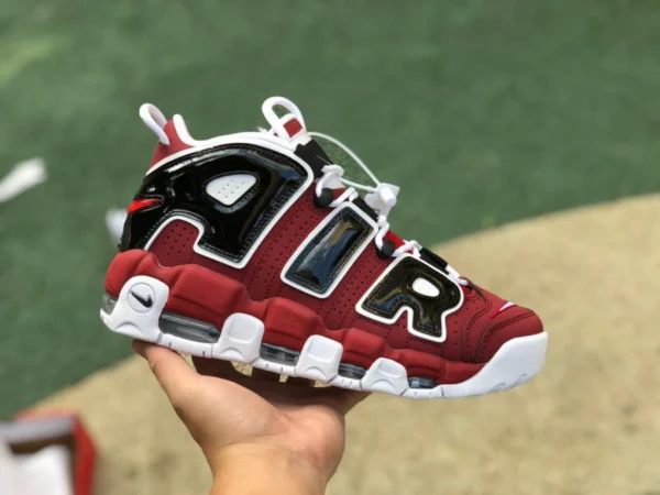 Big air Pippen nera e rossa Nike Air More Uptempo Big Air nera e rossa Bull Pippen 921948-600