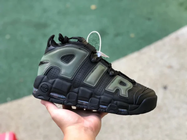 Big air Pippen nero e verde 3M Nike Air More Uptempo 96 Big Air Pippen 922845-001