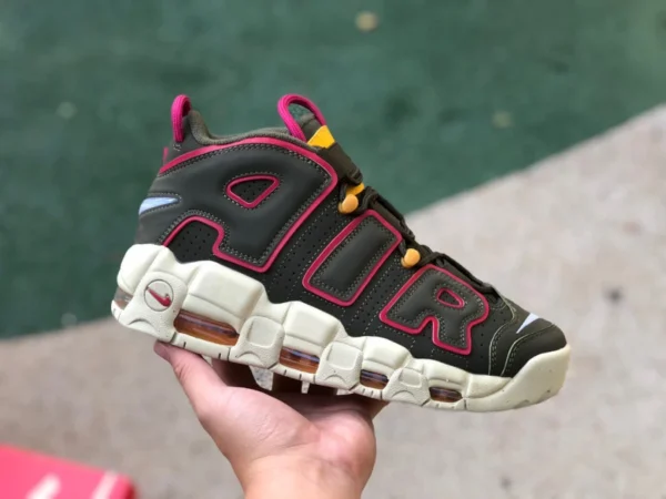 Big Air Pippen Verde Oliva Rosso Nike Air More Uptempo 96 Big Air Pippen Verde Oliva DH0622-300