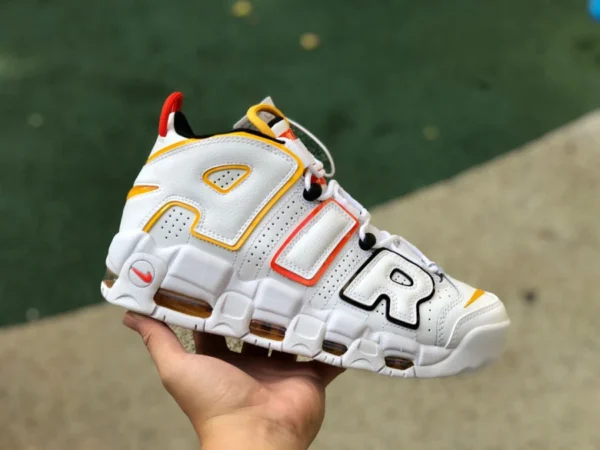 Big Air Pippen Bianca Rosso Giallo Nike Air More Uptempo 96 Big Air Pippen Bianco Rosso Giallo Alien DD9223-100