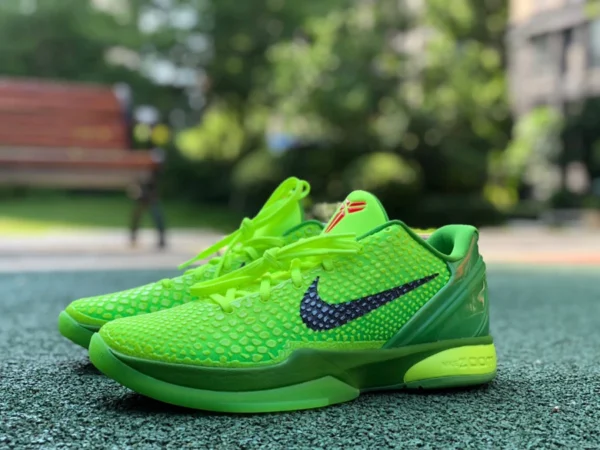 Kobe 6 Green Hornet s2 puro originale Nike Zoom Kobe 6 ZK6 Kobe 6 Green Hornet Green Snake Natale CW2190-300