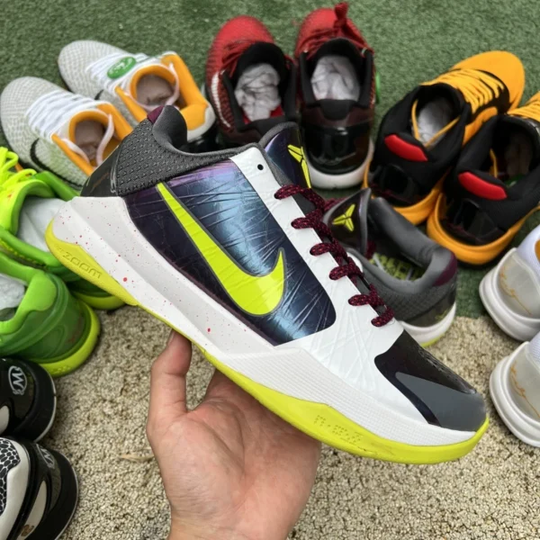 Kobe 5 clown s2 prodotto di punta originale puro Nike Kobe 5 ZK5 Kobe 5a generazione clown viola oro Lakers Bruce Lee CD4991-100