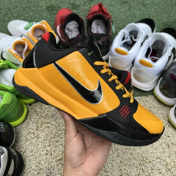 Kobe 5 Bruce Lee s2 prodotto di punta originale puro Nike Kobe 5 Bruce Lee Alt nero e giallo Bruce Lee CD4991-700