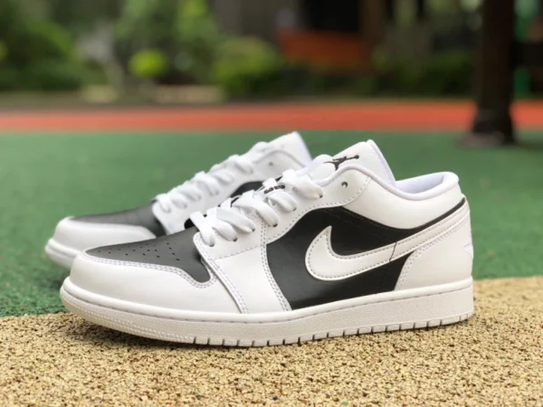 aj1 panda bianco e nero basso puro originale Air Jordan 1 Low Panda AJ1 panda bianco e nero Oreo low top donna DC0774-100