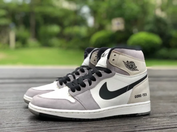 aj1 bianco grigio rosa impermeabile Air Jordan 1 High AJ1 bianco grigio impermeabile 3M scarpe da basket sportive retrò DB2889-100