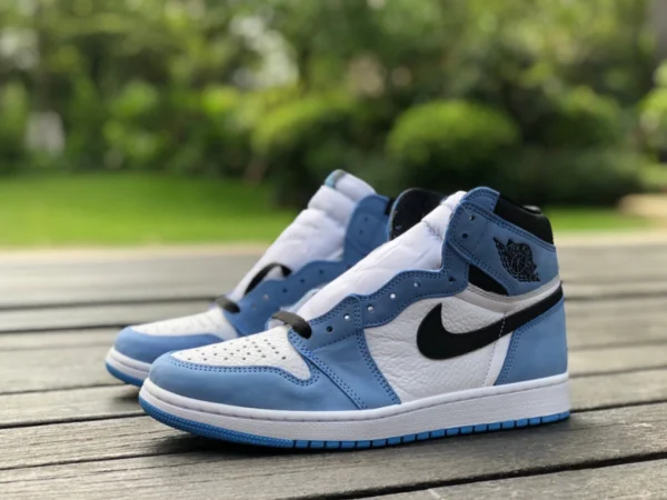 aj1 università blu nuovissimo puro originale prodotti di alta qualità Air Jordan 1 AJ1 UNC università blu North Carolina blu ossidiana 2.0 alta top 555088-134